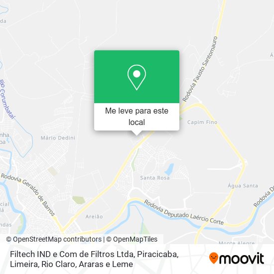 Filtech IND e Com de Filtros Ltda mapa