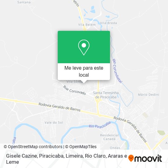 Gisele Cazine mapa