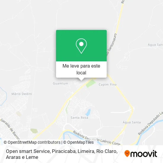 Open smart Service mapa