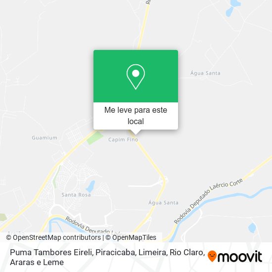 Puma Tambores Eireli mapa