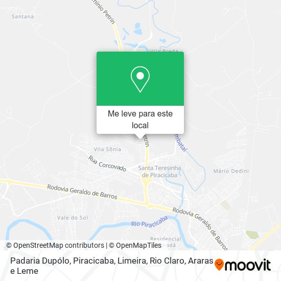 Padaria Dupólo mapa