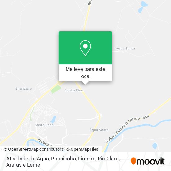 Atividade de Água mapa