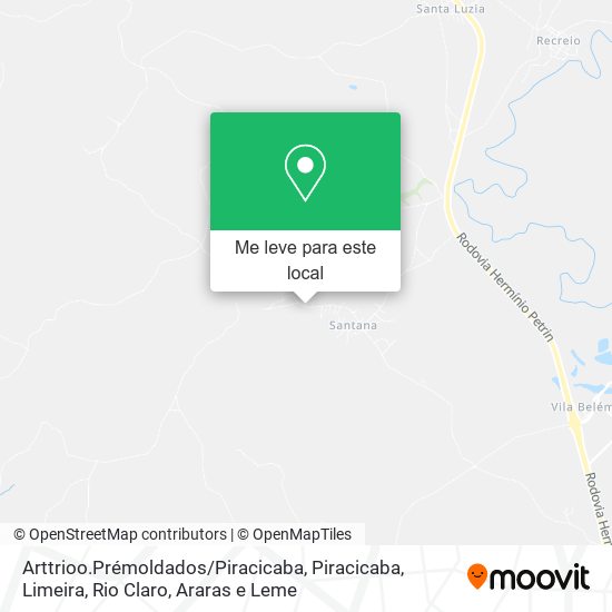 Arttrioo.Prémoldados / Piracicaba mapa