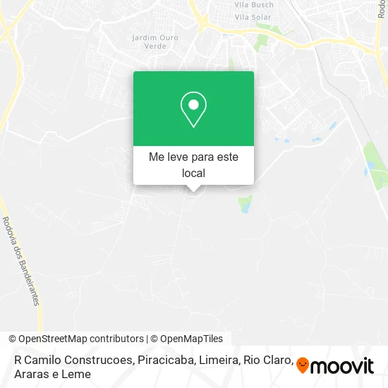 R Camilo Construcoes mapa