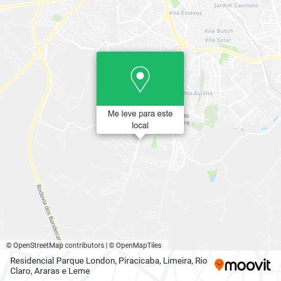 Residencial Parque London mapa