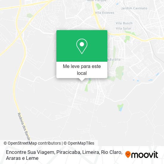 Encontre Sua Viagem mapa