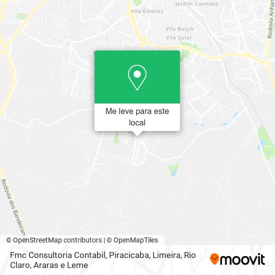 Fmc Consultoria Contabil mapa