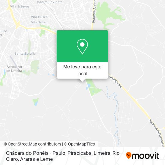 Chácara do Ponêis - Paulo mapa