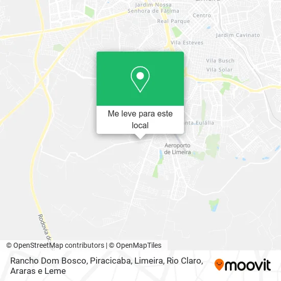 Rancho Dom Bosco mapa