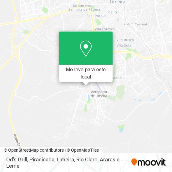 Od's Grill mapa