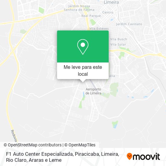 F1 Auto Center Especializada mapa