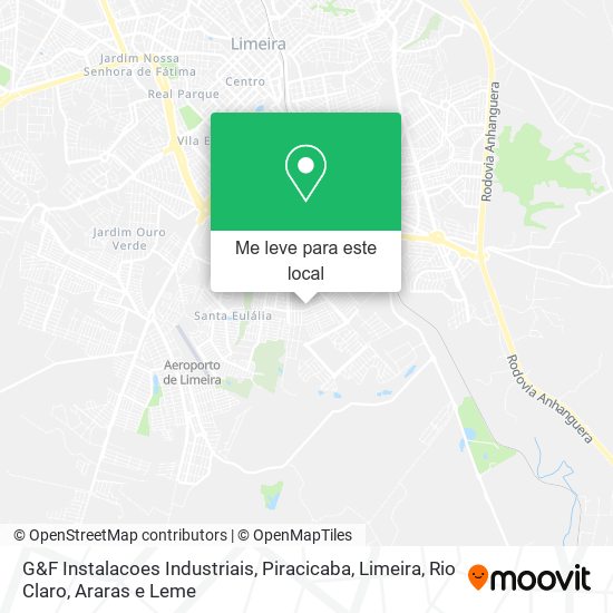 G&F Instalacoes Industriais mapa