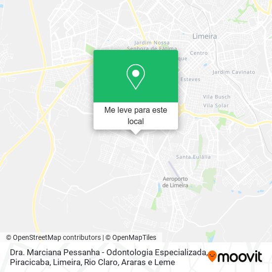 Dra. Marciana Pessanha - Odontologia Especializada mapa