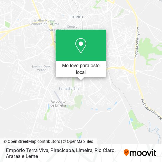 Empório Terra Viva mapa