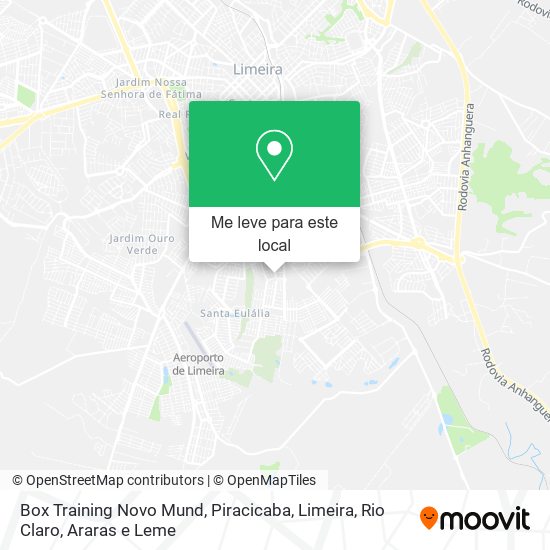 Box Training Novo Mund mapa