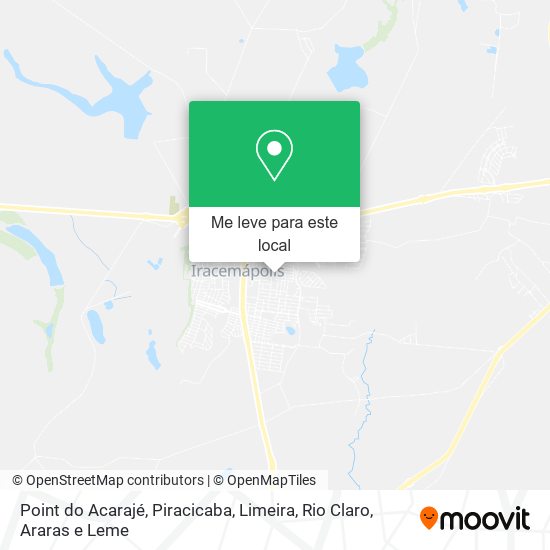 Point do Acarajé mapa