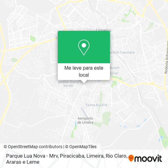 Parque Lua Nova - Mrv mapa