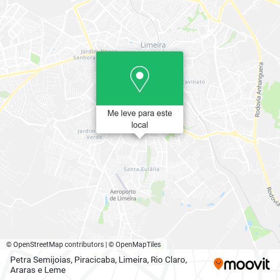 Petra Semijoias mapa