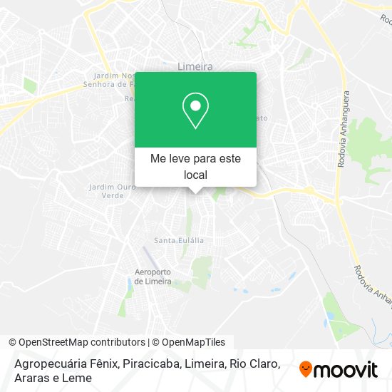 Agropecuária Fênix mapa