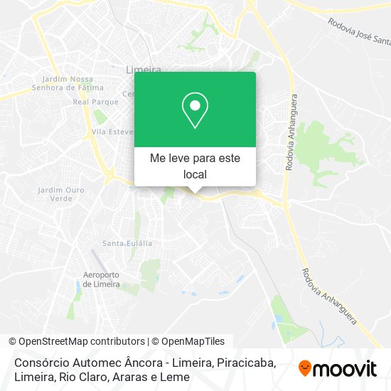 Consórcio Automec Âncora - Limeira mapa