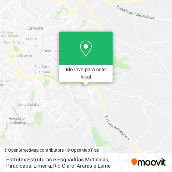 Estrutex Estruturas e Esquadrias Metalicas mapa