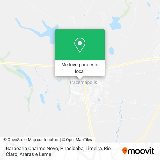 Barbearia Charme Novo mapa