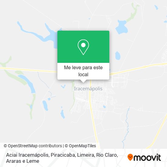 Aciai Iracemápolis mapa