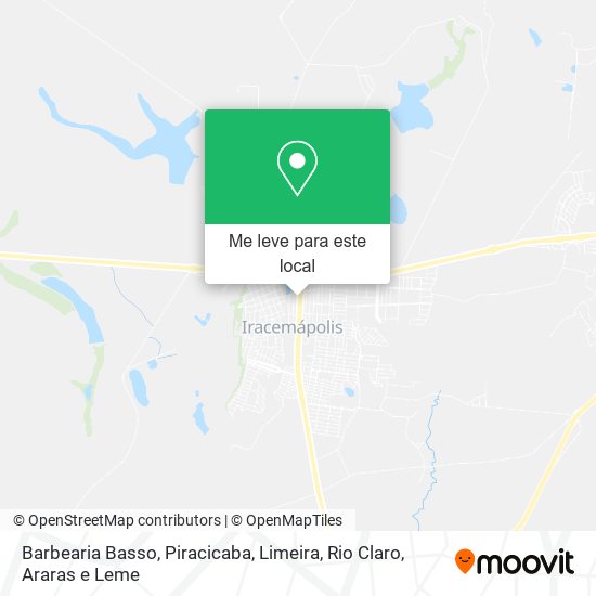 Barbearia Basso mapa