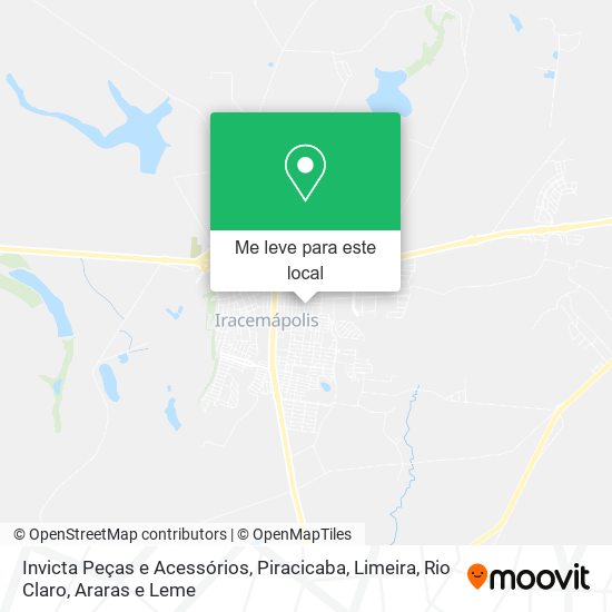 Invicta Peças e Acessórios mapa