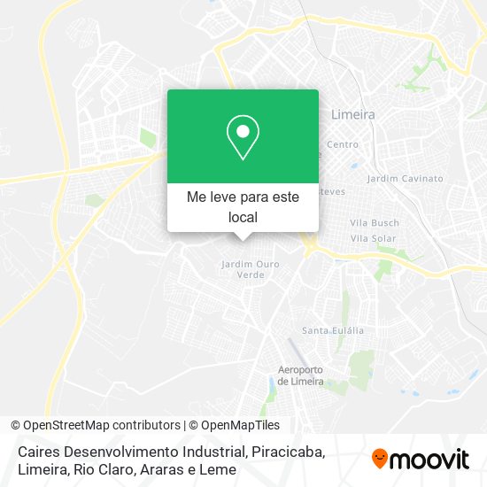 Caires Desenvolvimento Industrial mapa