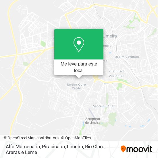 Alfa Marcenaria mapa