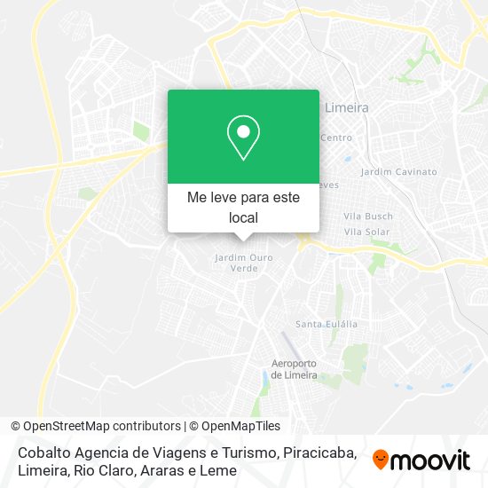 Cobalto Agencia de Viagens e Turismo mapa