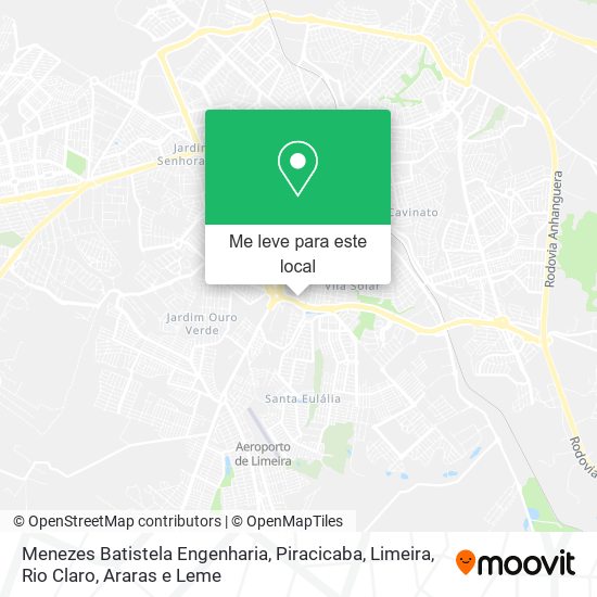 Menezes Batistela Engenharia mapa
