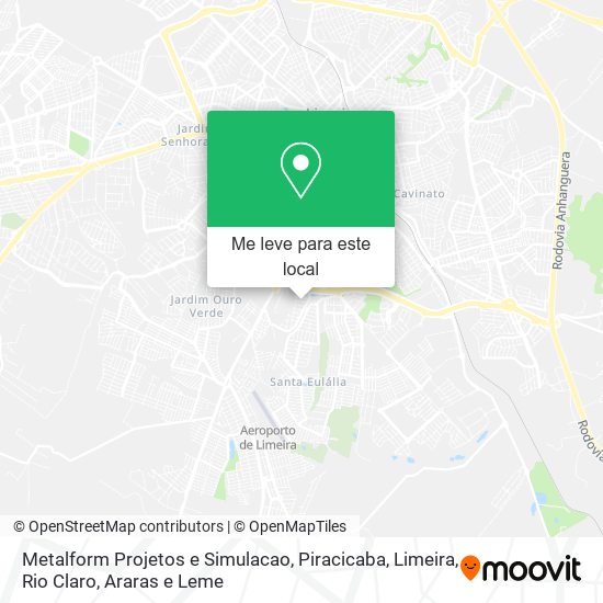 Metalform Projetos e Simulacao mapa