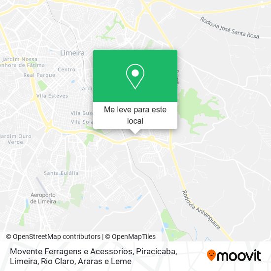 Movente Ferragens e Acessorios mapa