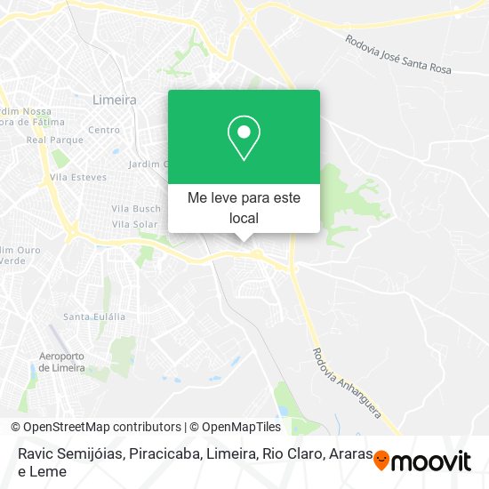 Ravic Semijóias mapa