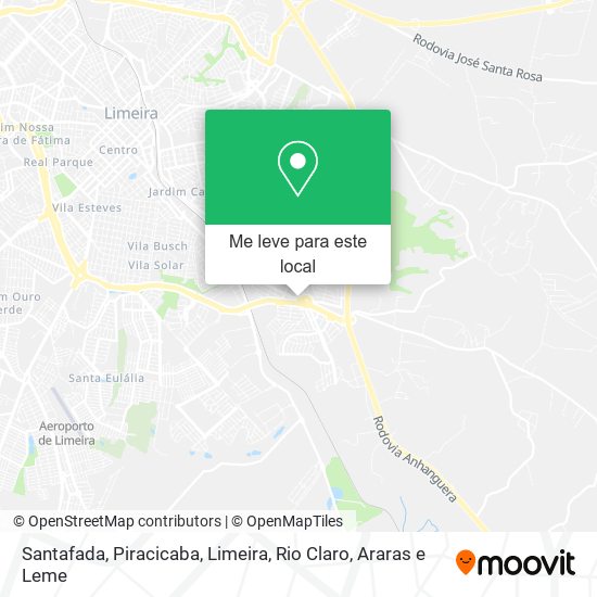 Santafada mapa
