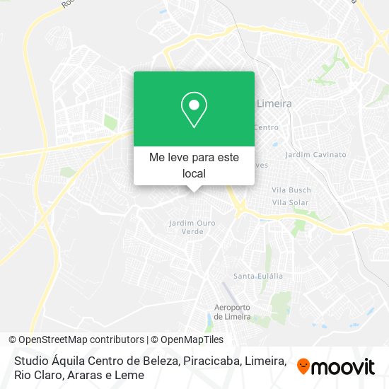 Studio Áquila Centro de Beleza mapa