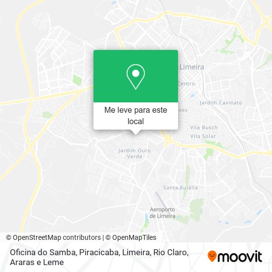 Oficina do Samba mapa