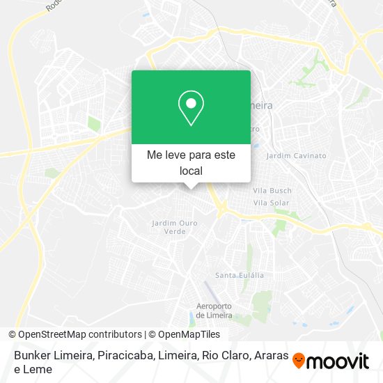 Bunker Limeira mapa