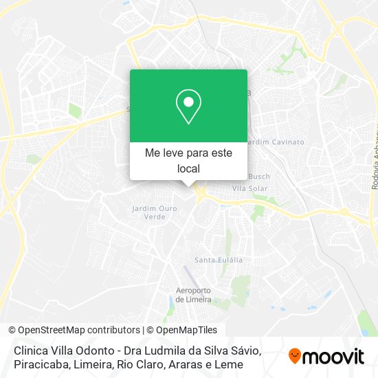 Clinica Villa Odonto - Dra Ludmila da Silva Sávio mapa