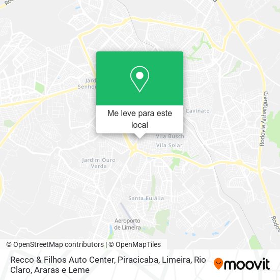 Recco & Filhos Auto Center mapa