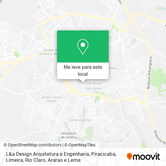 L&a Design Arquitetura e Engenharia mapa