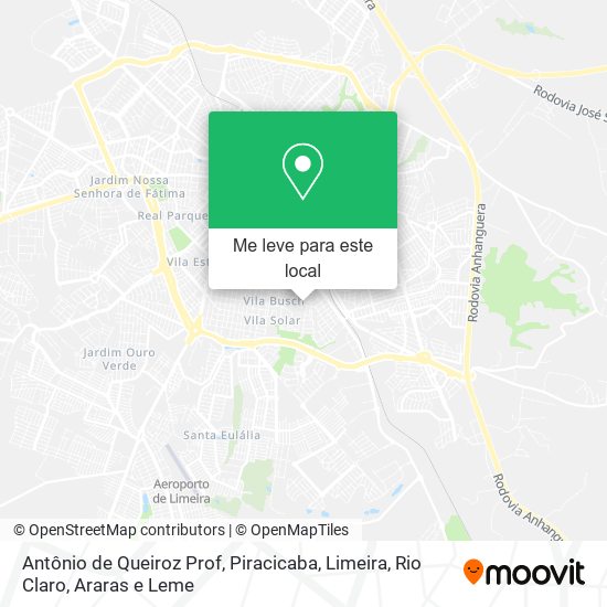 Antônio de Queiroz Prof mapa