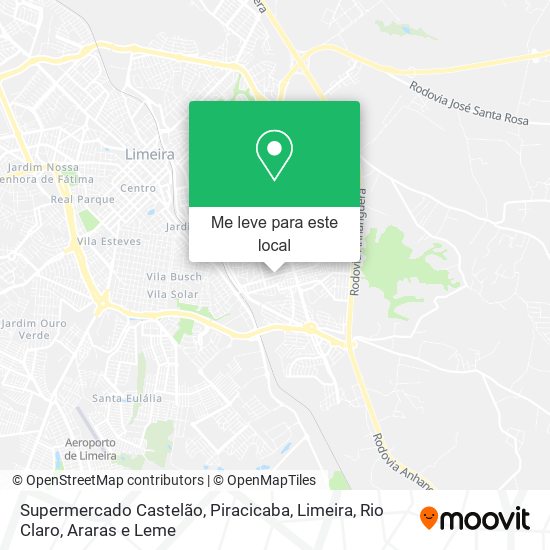 Supermercado Castelão mapa