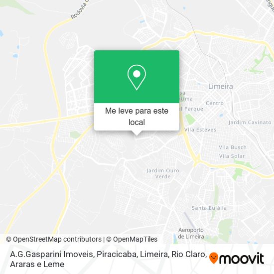 A.G.Gasparini Imoveis mapa