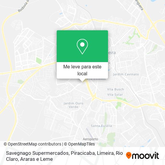 Savegnago Supermercados mapa