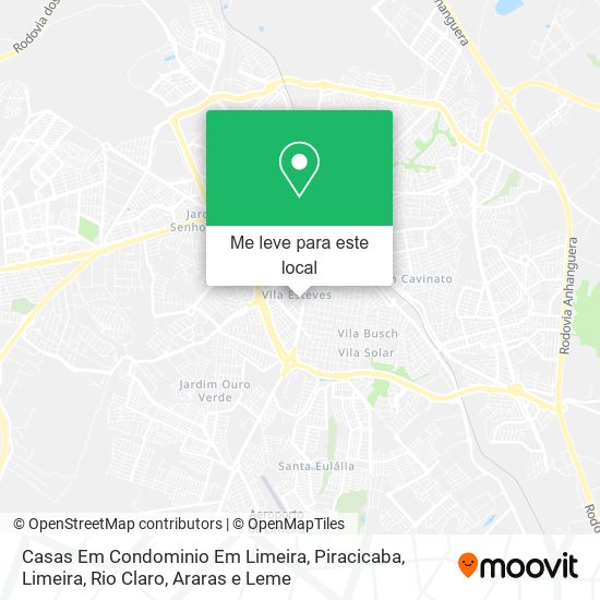 Casas Em Condominio Em Limeira mapa