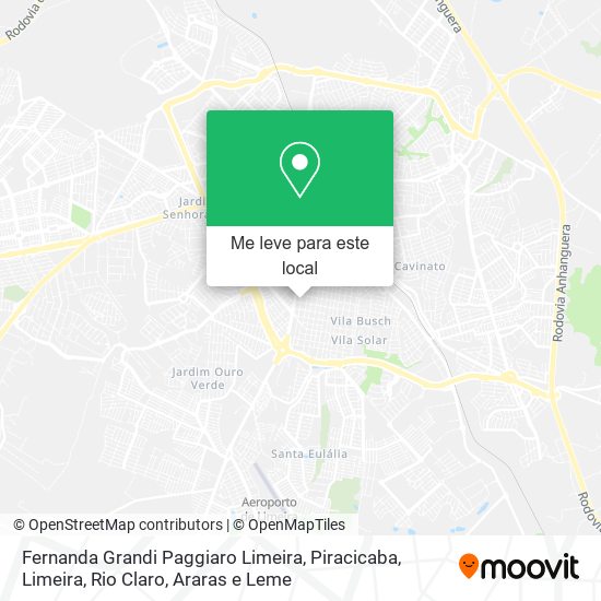 Fernanda Grandi Paggiaro Limeira mapa