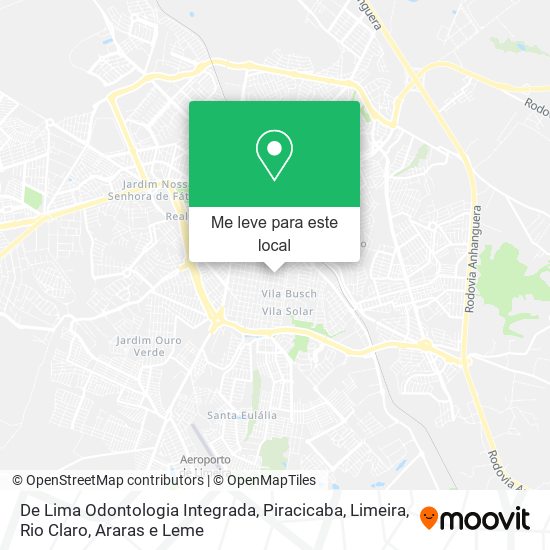 De Lima Odontologia Integrada mapa